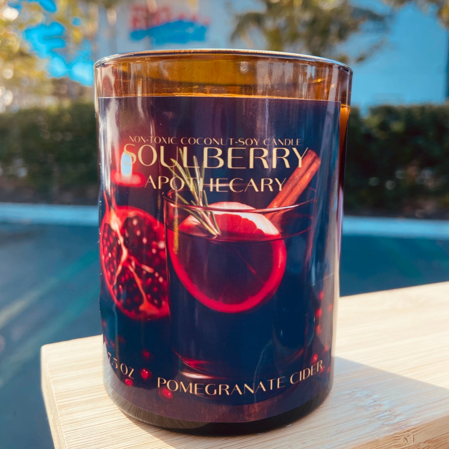 Cozy Holiday Scented NON-TOXIC Coconut-Soy Candles - 7.5 oz