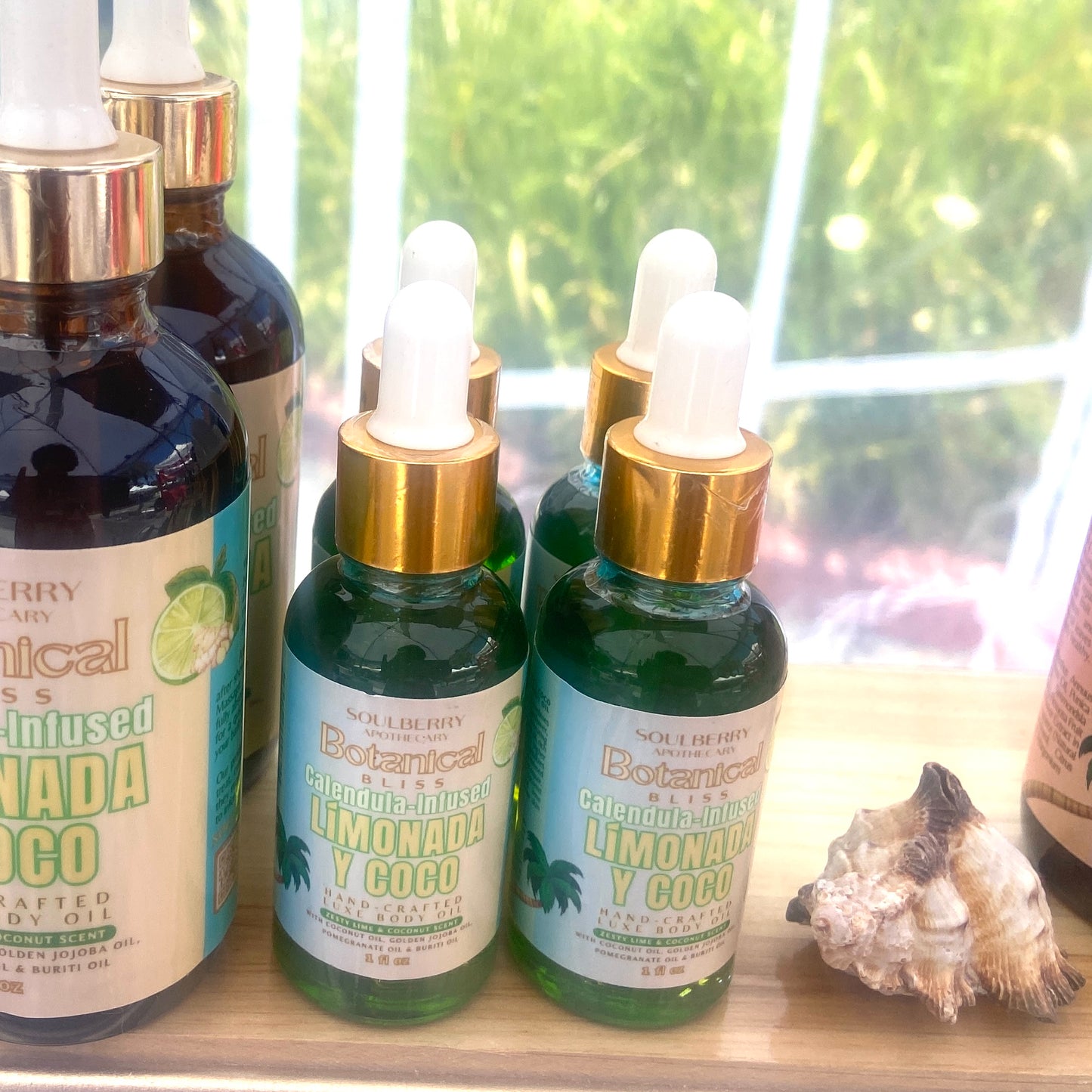 Botanical Bliss | CALENDULA-INFUSED | Luxe Body Oils | with Coconut, Golden Jojoba, Pomegranate & Buriti Oils