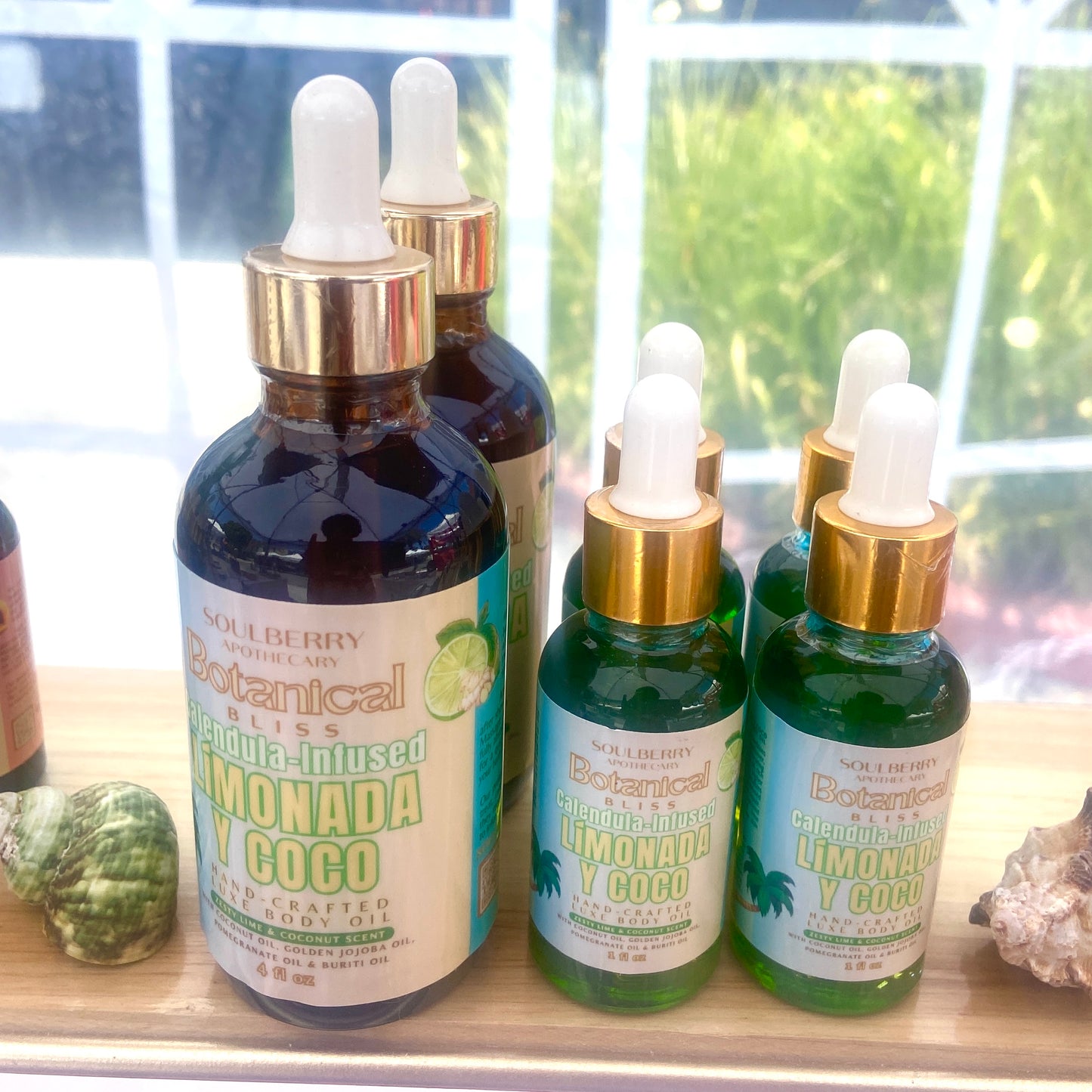 Botanical Bliss | CALENDULA-INFUSED | Luxe Body Oils | with Coconut, Golden Jojoba, Pomegranate & Buriti Oils