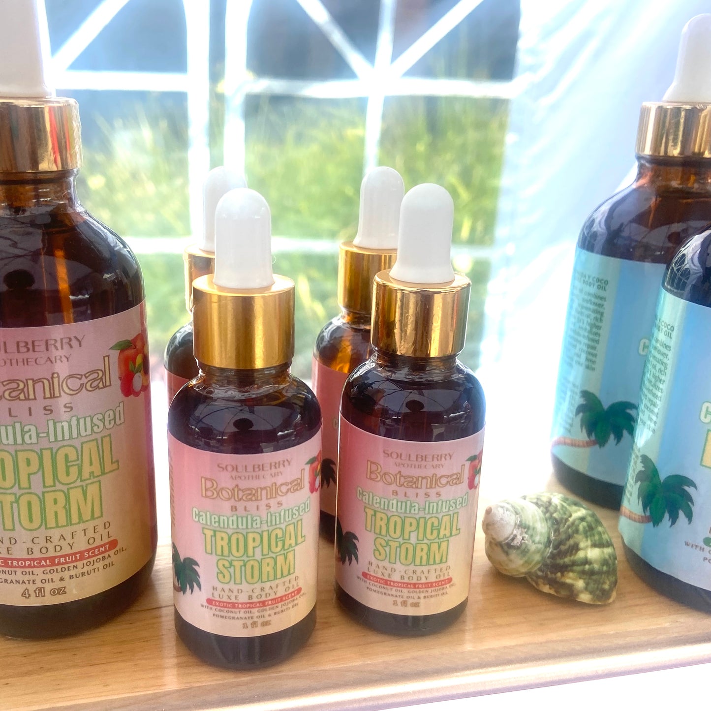 Botanical Bliss | CALENDULA-INFUSED | Luxe Body Oils | with Coconut, Golden Jojoba, Pomegranate & Buriti Oils