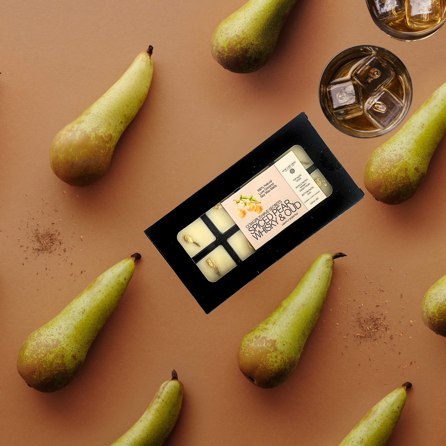 Natural LUXE Botanical Vegan Wax Melts | Made with Coconut-Soy Wax + All-Natural Fragrance