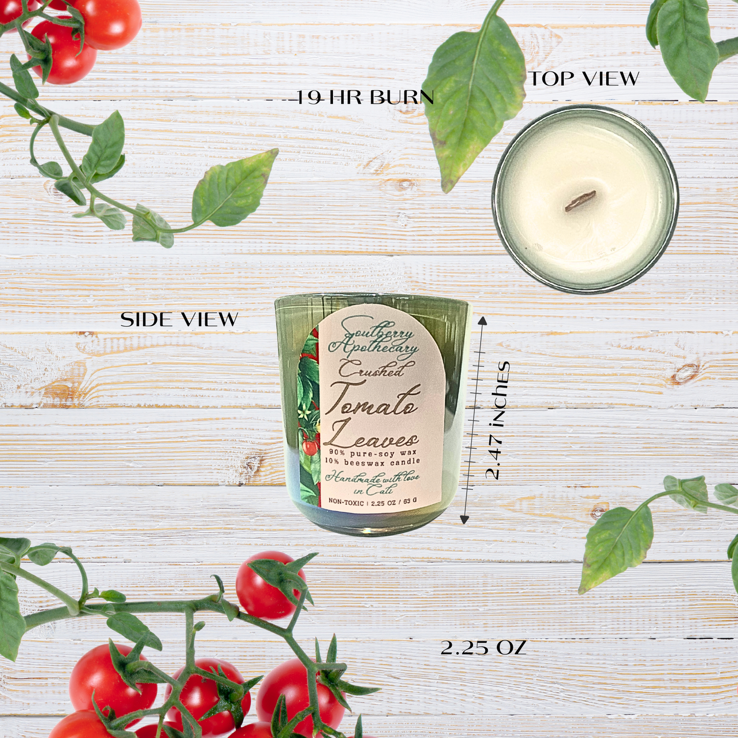 Echoes of Calm MINI Candle Series | Non-Toxic LUXE Pure Beeswax & Soy Wax Travel Candle