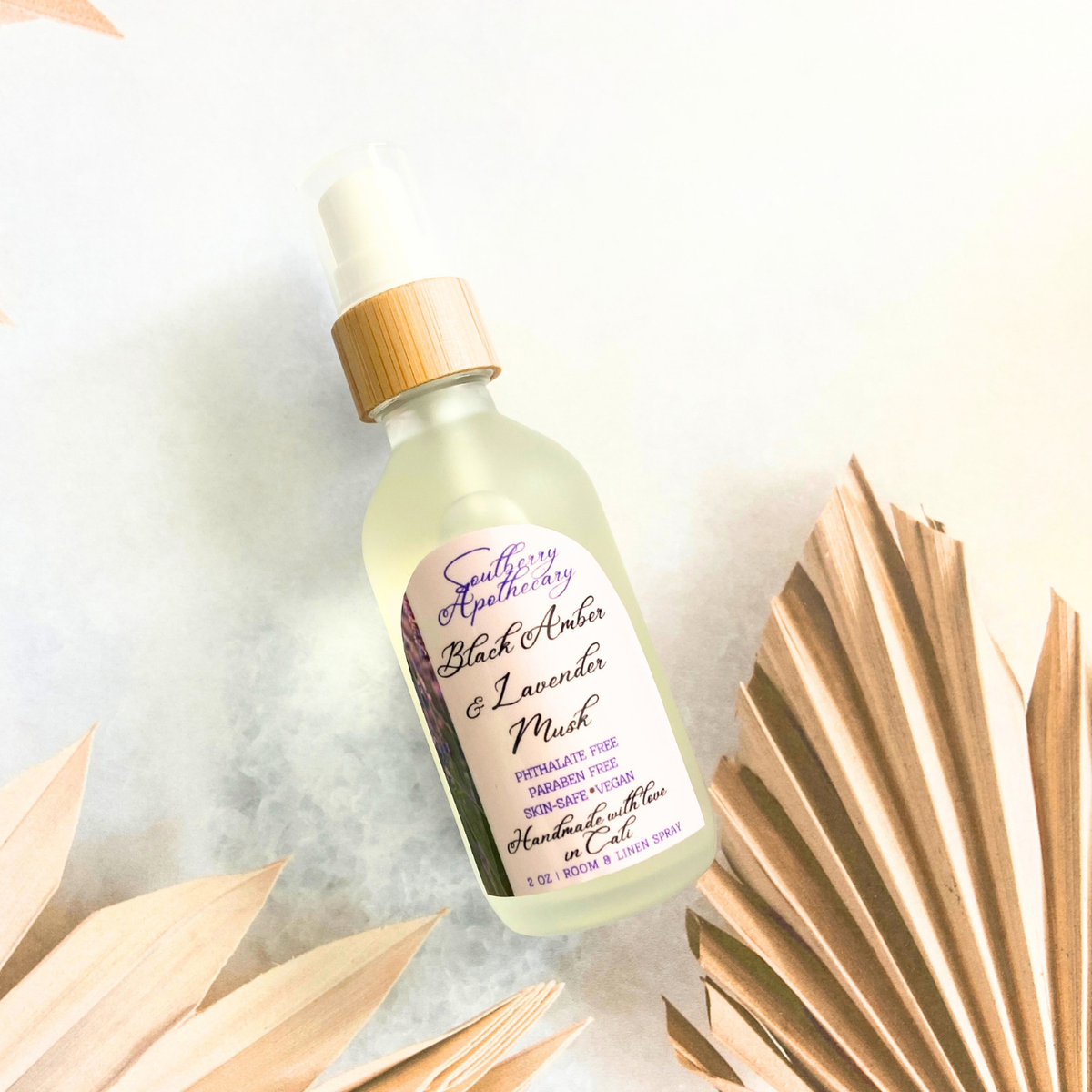 Black Amber & Lavender Musk | VEGAN | Scented Room & Linen Spray