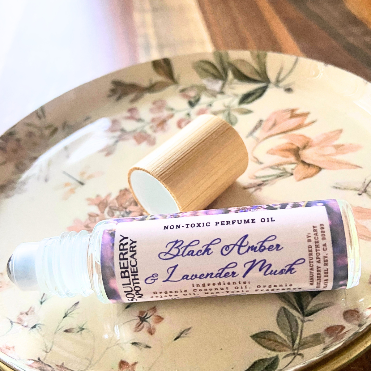 Black Amber & Lavender Musk | Non-Toxic Perfume Oil