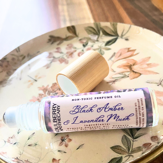 Black Amber & Lavender Musk | Non-Toxic Perfume Oil
