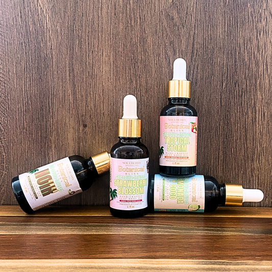 BOTANICAL BLISS | MINI SIZE | Natural Luxe Body Oil | CALENDULA-INFUSED with Coconut, Golden Jojoba, Pomegranate & Buriti Oils - 1oz