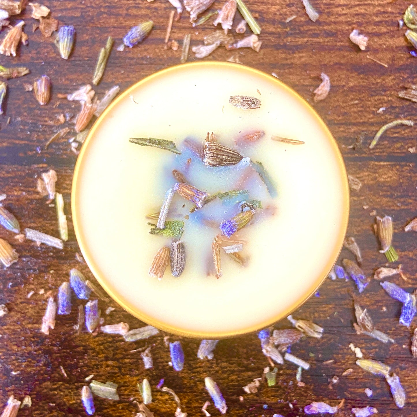 BOTANICAL BLISS Essential Oil Lip Balm | with Rose or Lavender Flowers