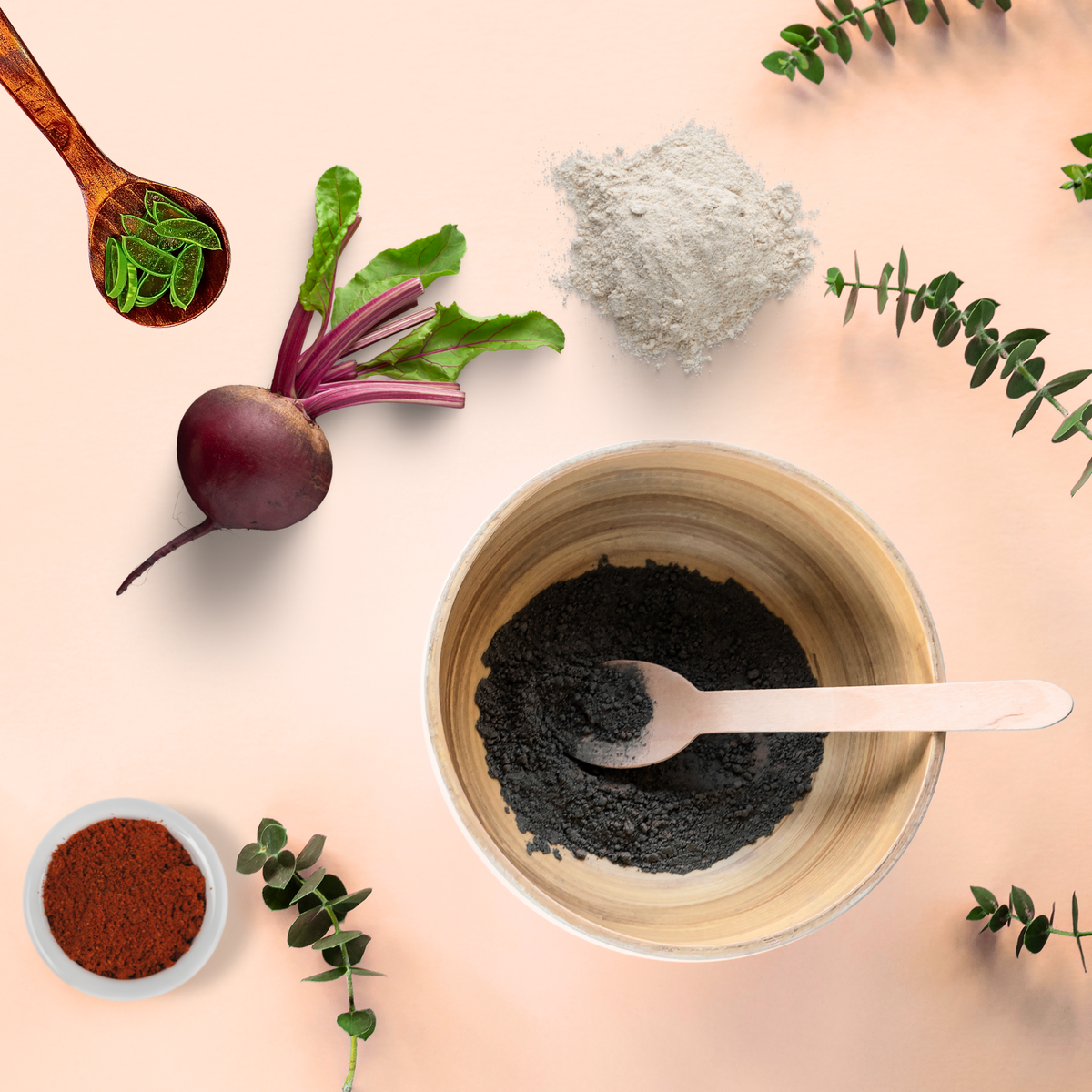 Botanical Face Mask | MINI SIZE |Single Use | Goat Milk 'n Rose, Charcoal + Moroccan Red Clay or Green Banana + White Turmeric