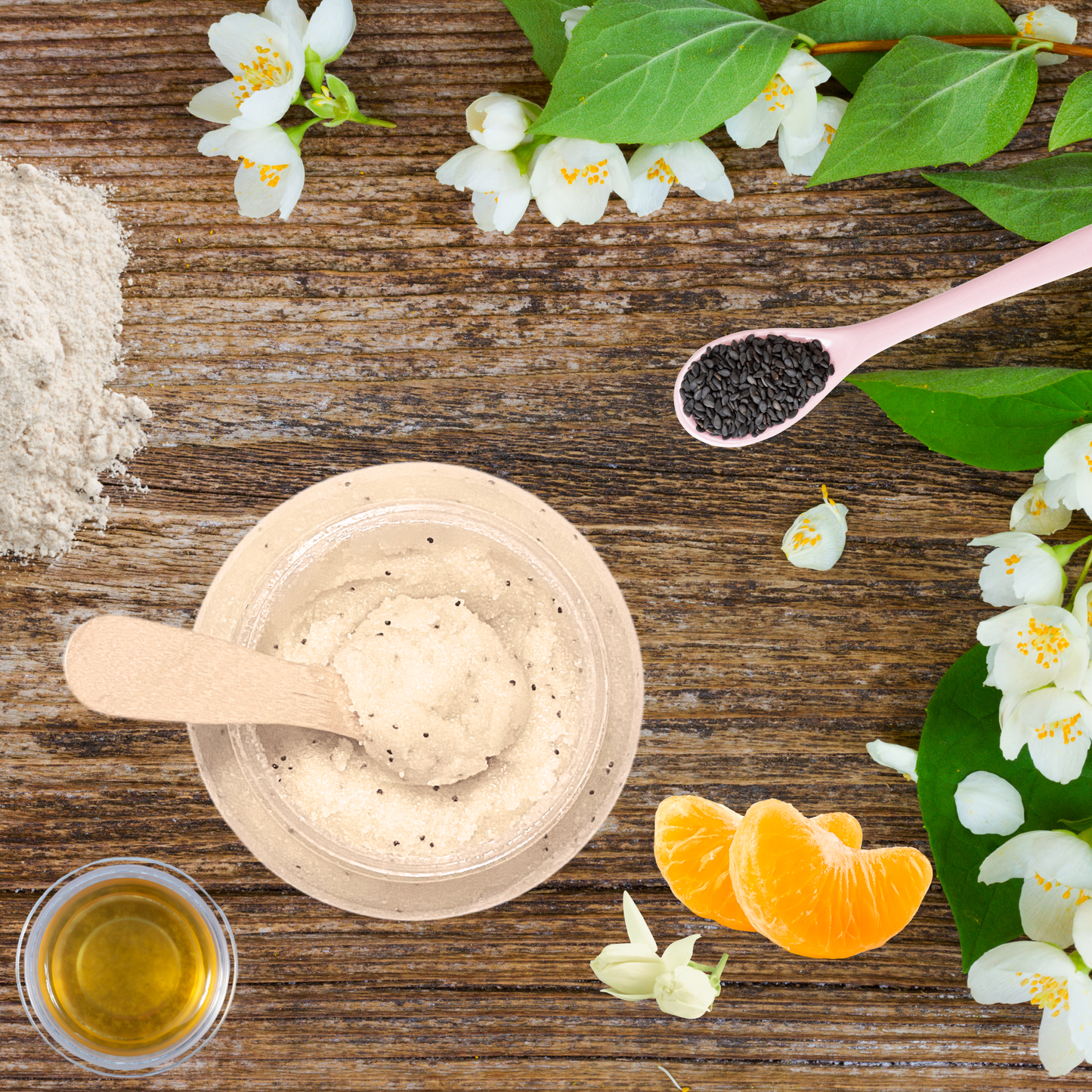 JASMINE GODDESS |  Natural SMOOTHENING Sugar Scrub