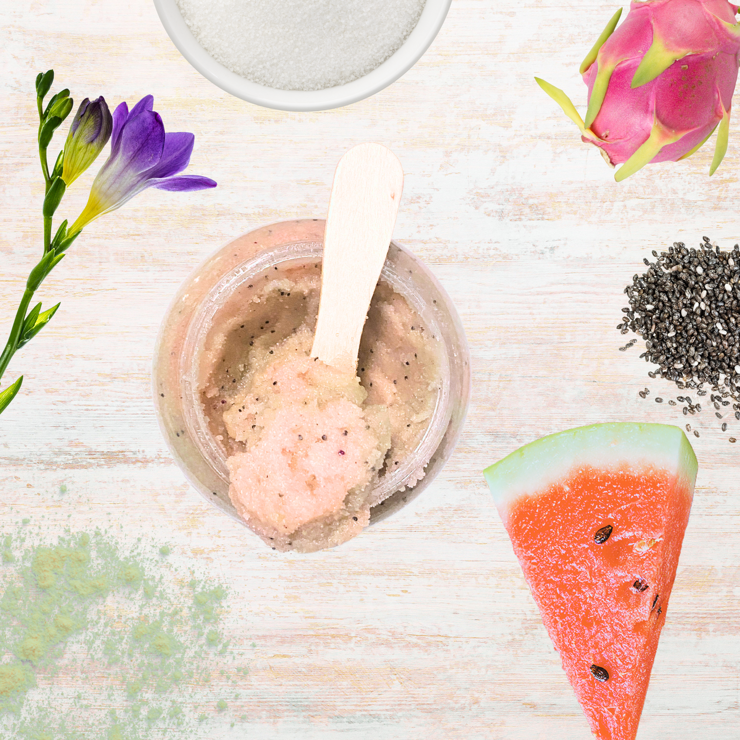 MYSTICAL MELON |  Natural SMOOTHENING Sugar Scrub