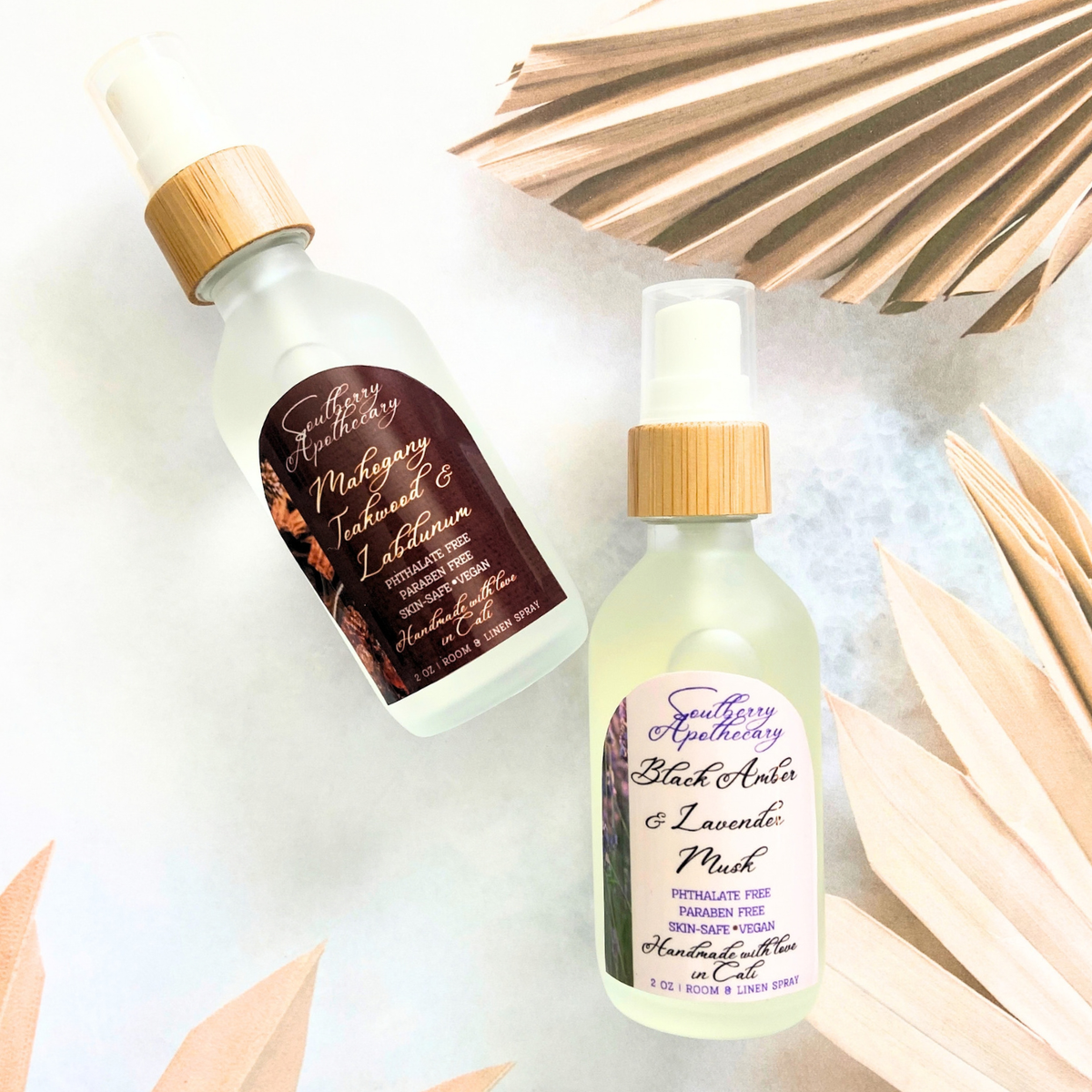 Mahogany, Teakwood & Labdanum | VEGAN | Scented Room & Linen Spray